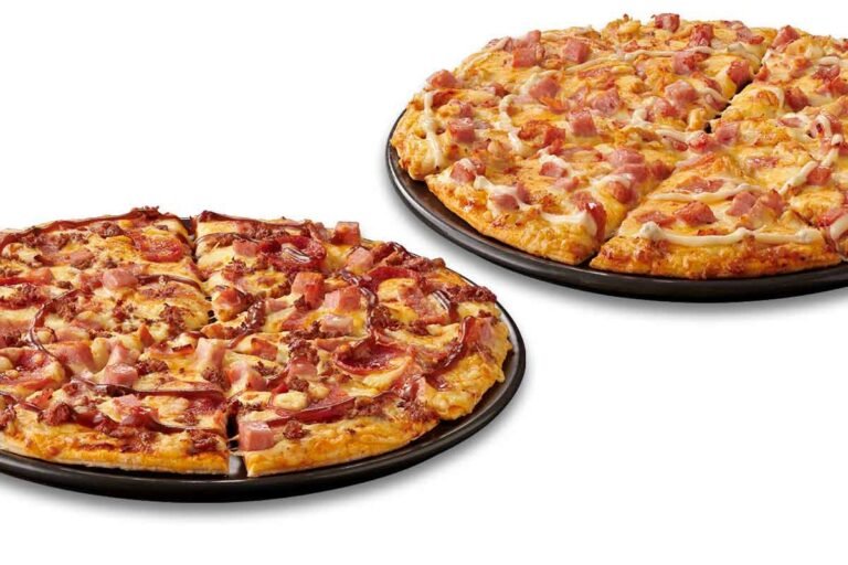 On the Double® X2 Pizzas…Varies by selection